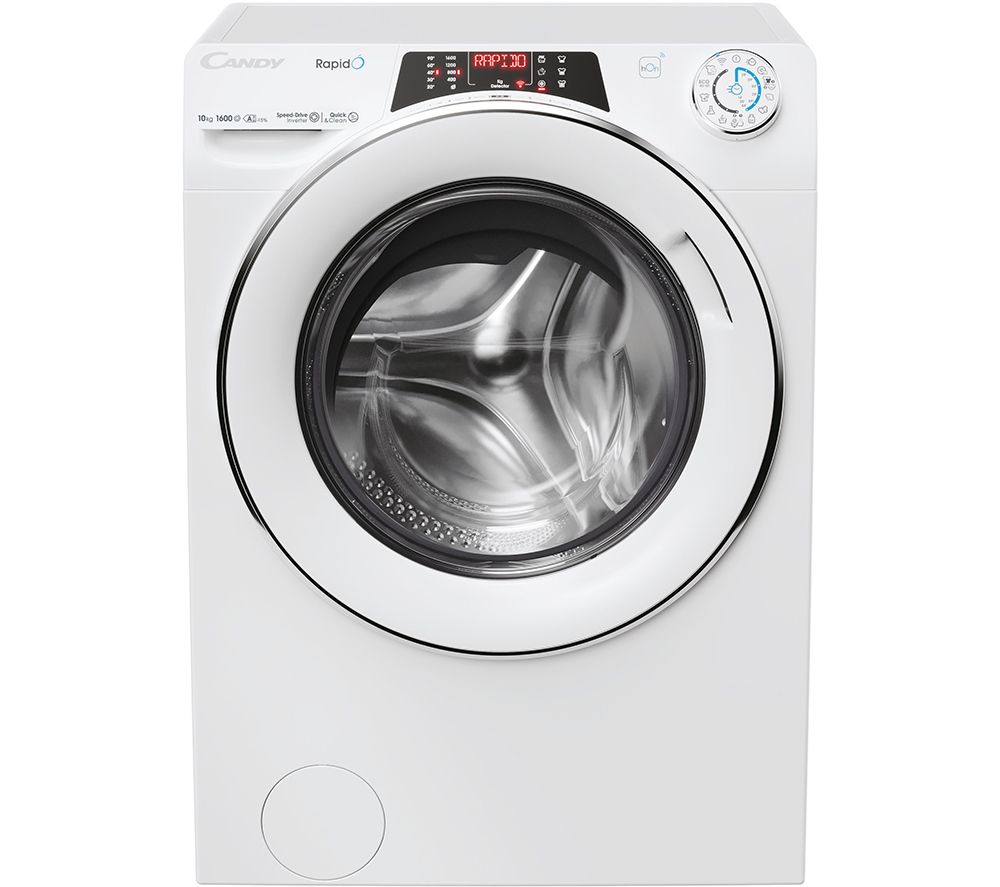 RapidO RO16106DWMC7-80 WiFi-enabled 10 kg 1600 Spin Washing Machine - White