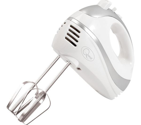 Quest 35890 Hand Mixer White Silver