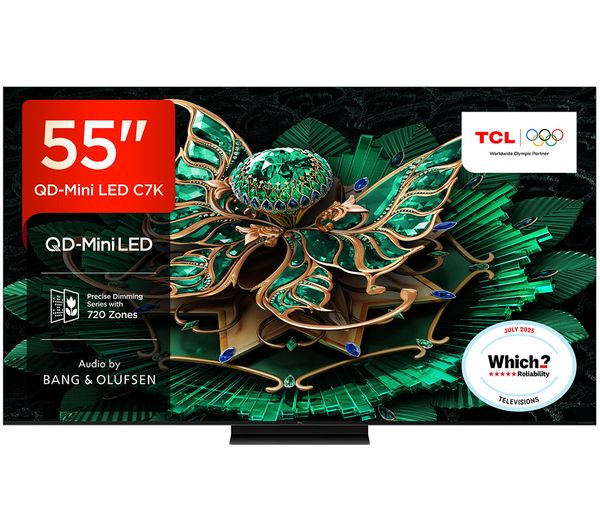 TCL C7K 55" QD-Mini LED 4K HDR Smart Google TV - 55C7K