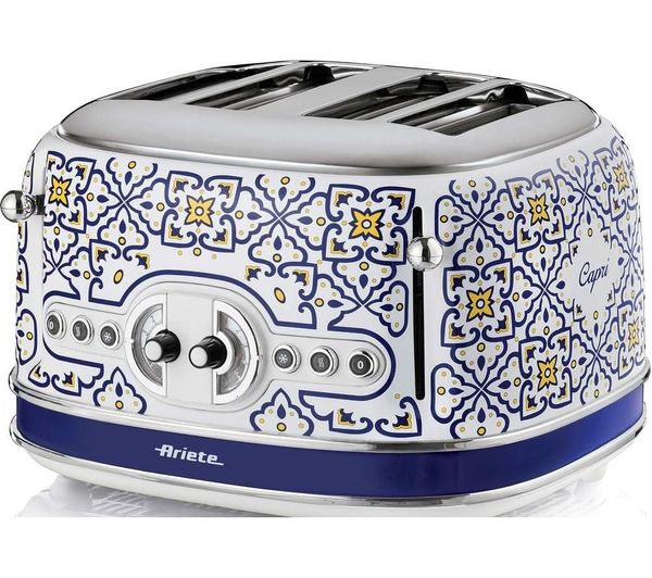 Ariete Capri 0156 0c 4 Slice Toaster Blue