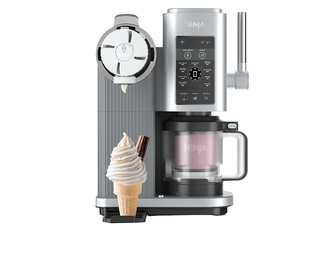 Swirl by CREAMi NC701UK 13-in-1 Ice Cream & Frozen Dessert Maker - Silver