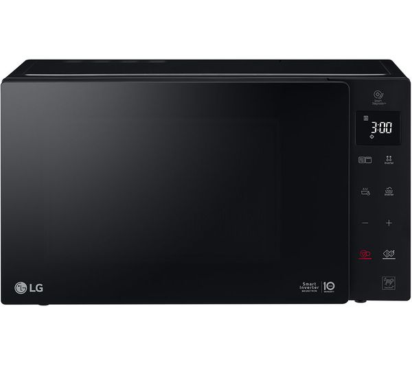 Lg Neochef Mh6535gis Compact Microwave With Grill Black
