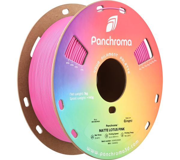 An image of POLYMAKER Panchroma 3D Printing Filament - Matte Lotus Pink