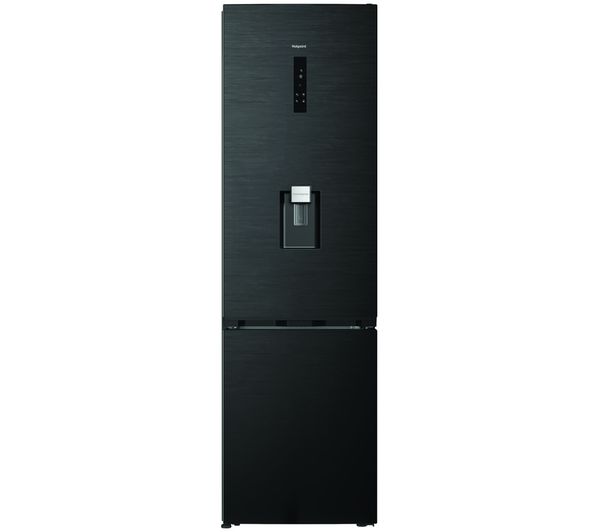An image of HOTPOINT VitalCare HPK 26413W XR6UKEC 70/30 Fridge Freezer - Black Steel
