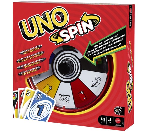 An image of MATTEL UNO Spin Card Game