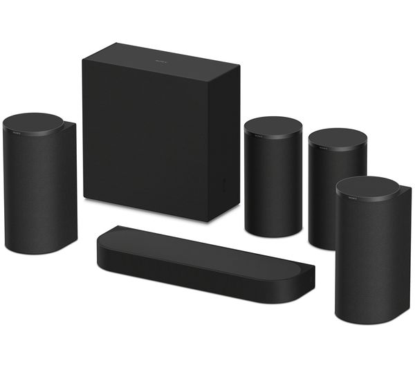 An image of SONY BRAVIA Theatre Trio + SR HT-AP8 5.1.4 Home Cinema System with Subwoofer, Rear Speakers, Dolby Atmos & DTS:X