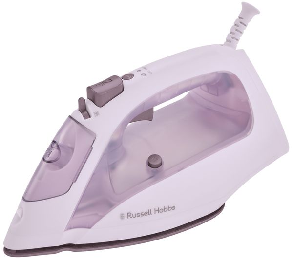 An image of RUSSELL HOBBS Fabric Luxe Steam Iron - Lilac