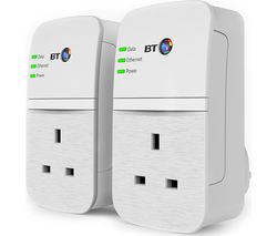 BT Broadband Extender Flex 600 Powerline Adapter Kit - Twin Pack
