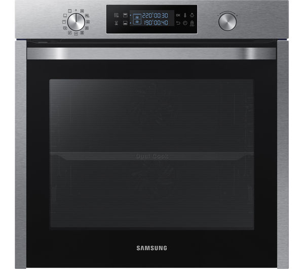 SAMSUNG Dual Cook NV75K5541 Electric Built-in Oven - Stainless Steel, Stainless Steel