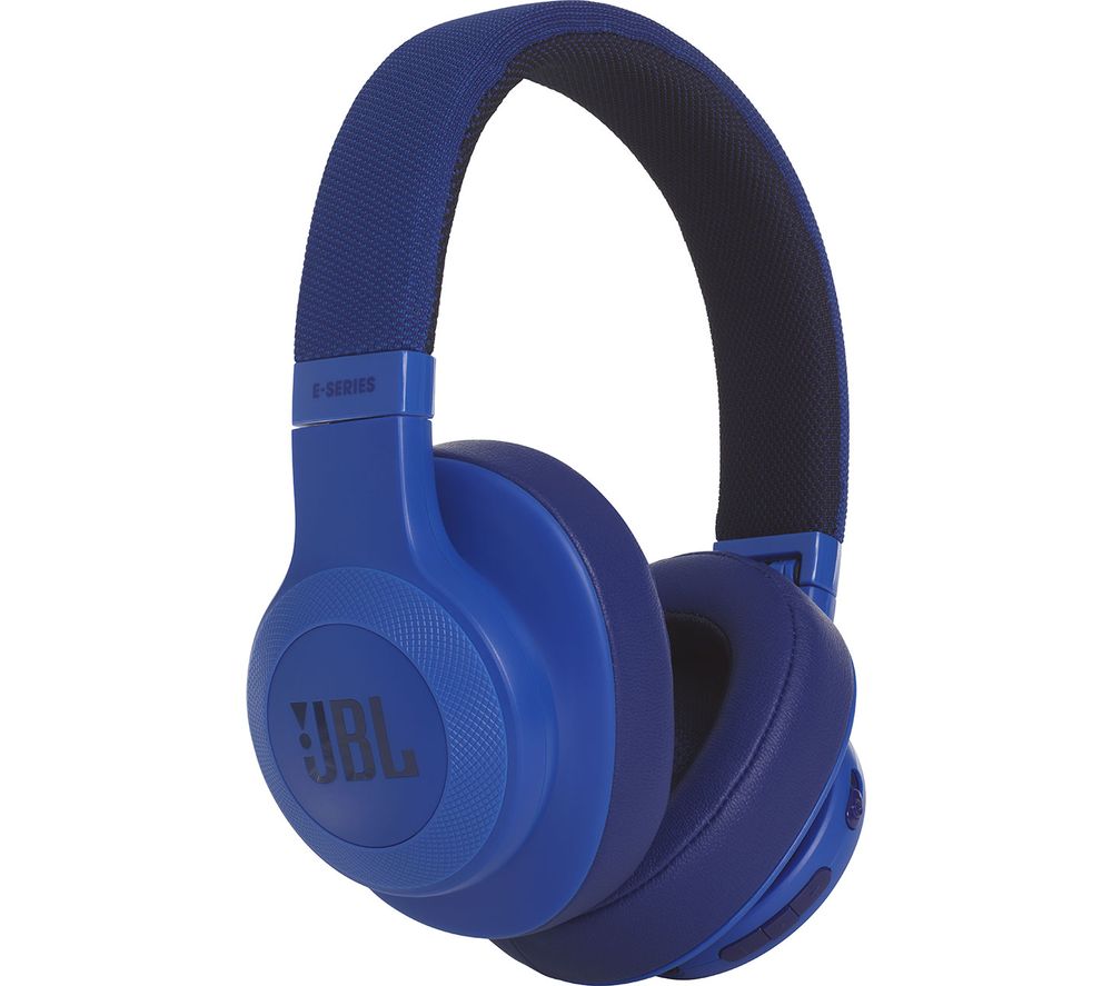 Buy JBL E55BT Wireless Bluetooth Headphones - Blue | Free Delivery | Currys