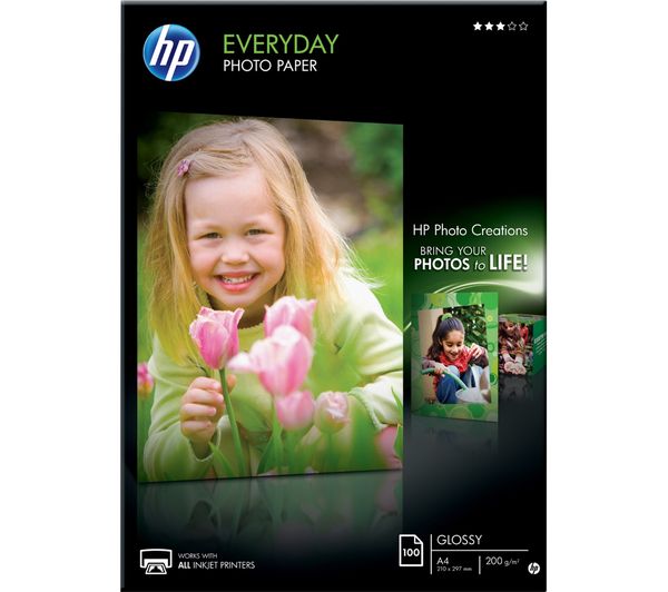 HP A4 Photo Paper - 100 sheets