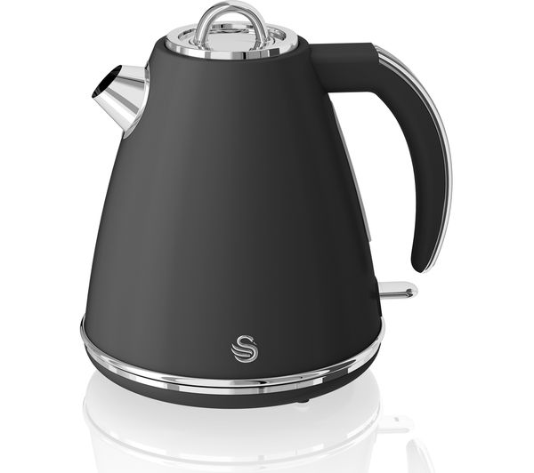 Swan Retro Sk19020bn Jug Kettle Black
