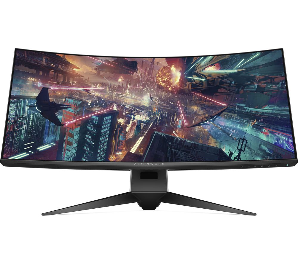 ALIENWARE AW3418DW Quad HD 35" Curved LED Gaming Monitor - Black Deals
