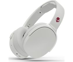 Hesh 3 Wireless Bluetooth Headphones - White & Crimson