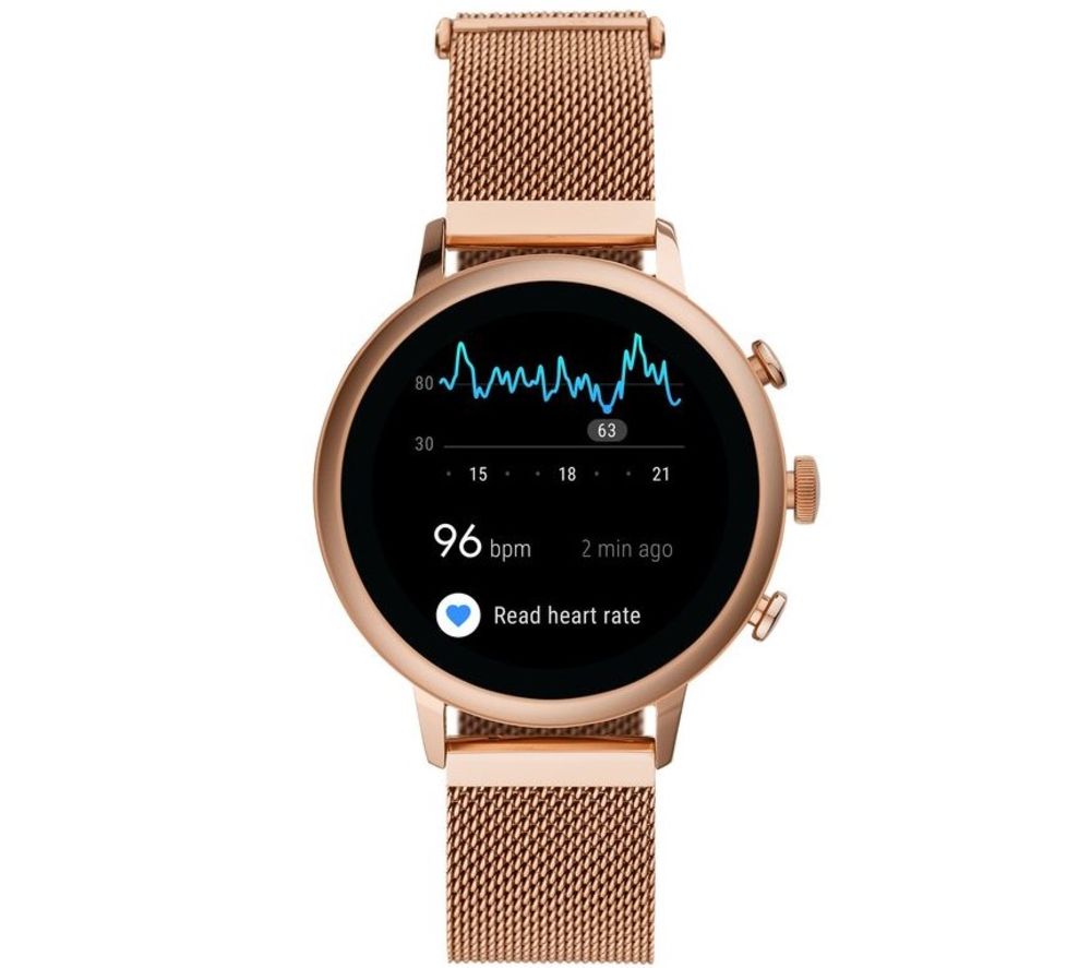 mens gold fossil smartwatch