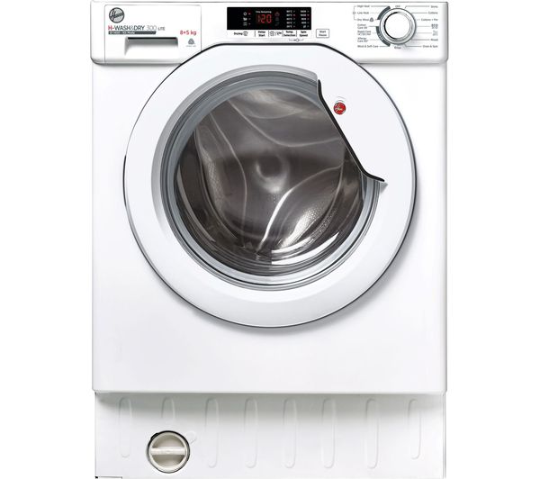 Image of HOOVER H-Wash 300 HBD 485D2E Integrated 8 kg Washer Dryer - White