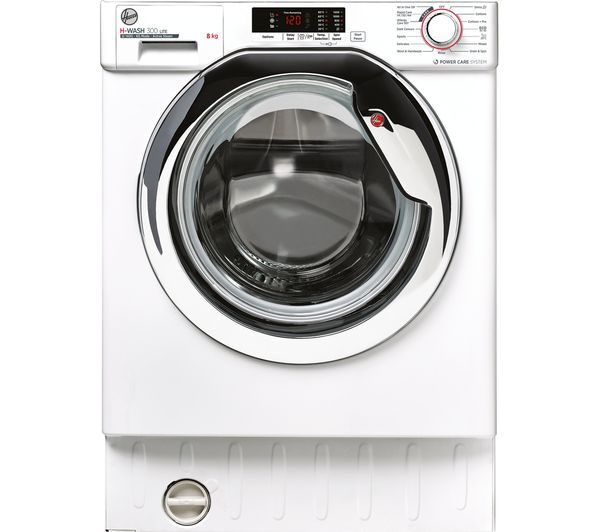 Image of HOOVER H-Wash 300 HBWS 48D2ACE Integrated 8 kg 1400 Spin Washing Machine