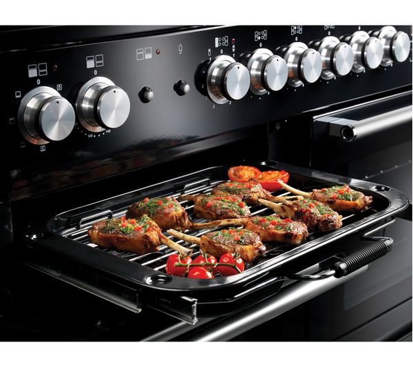 Buy RANGEMASTER Nexus NEX90DFFBL/C 90 cm Dual Fuel Range Cooker Black