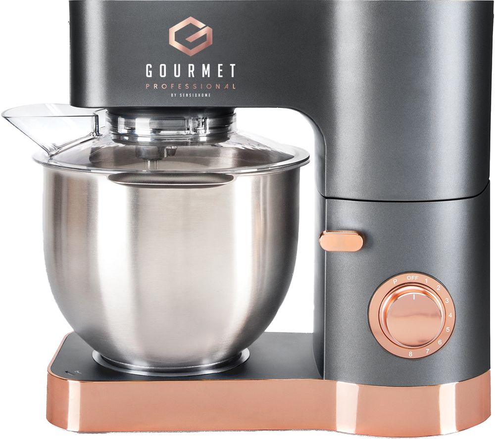 GOURMET GPKM01 Pro Kitchen Machine - Graphite Grey & Copper, Graphite