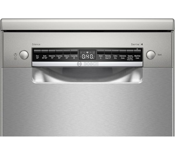 SPS4HKI45G BOSCH Series 4 SPS4HKI45G Slimline WiFienabled Dishwasher