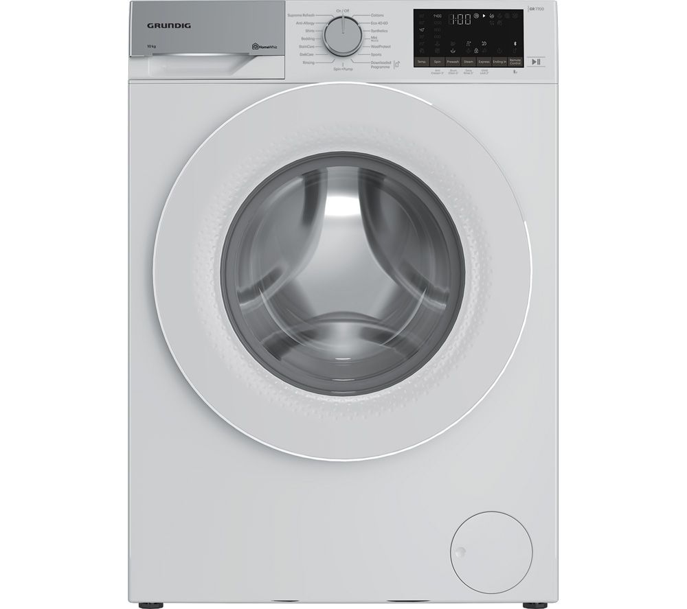 GRUNDIG GW751042TW Bluetooth 10 kg 1400 rpm Washing Machine - White