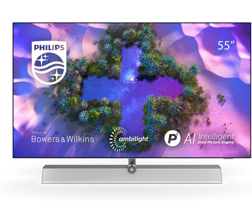 PHILIPS Ambilight 55OLED936/12 55" Smart 4K Ultra HD HDR OLED TV with ...