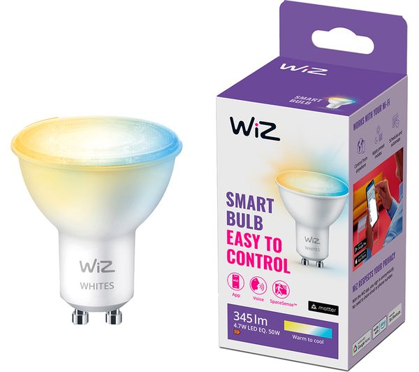 Image of WIZ Tunable White Smart Light Bulb - GU10