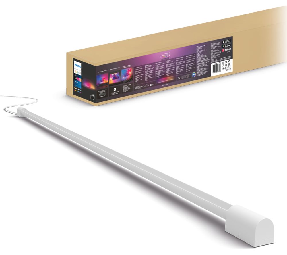 White & Colour Ambiance Gradient Smart LED 60" TV Large Light Tube - White