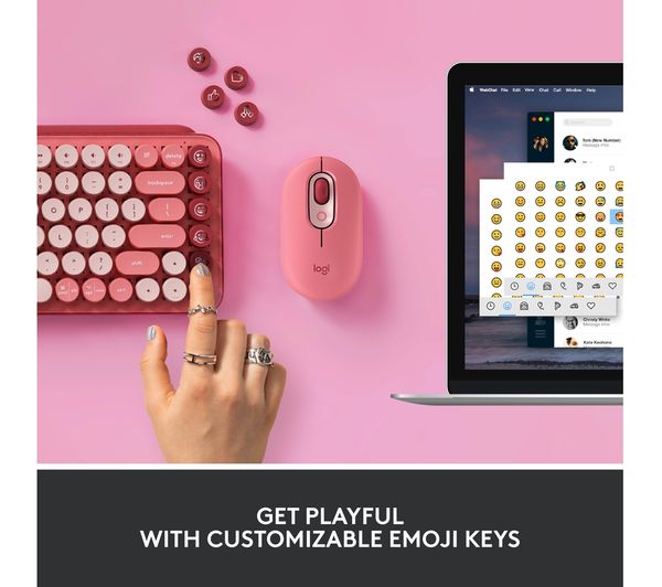 Logitech POP Mechanical Wireless Keyboard with Customizable Emoji Keys, Durable Compact Design, Bluetooth or USB Connectivity, Multi-Device 並行輸入品 logitech POP Keys Wireless Mechanical Keyboard and Mouse User Guide