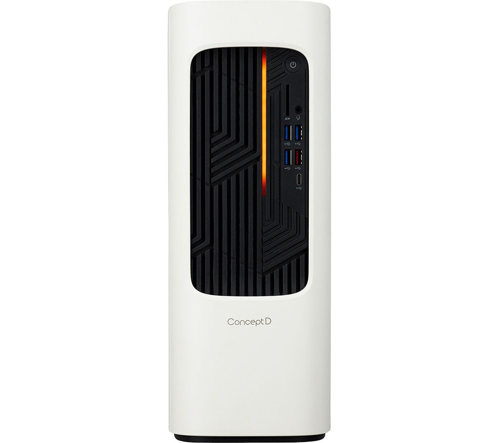 ConceptD 100 Desktop PC - Intel® Core™ i5, 1 TB HDD & 256 GB SSD, White