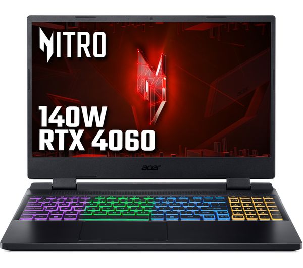 Image of ACER Nitro 5 15.6" Gaming Laptop - Intel® Core™ i7, RTX 4060, 1 TB SSD