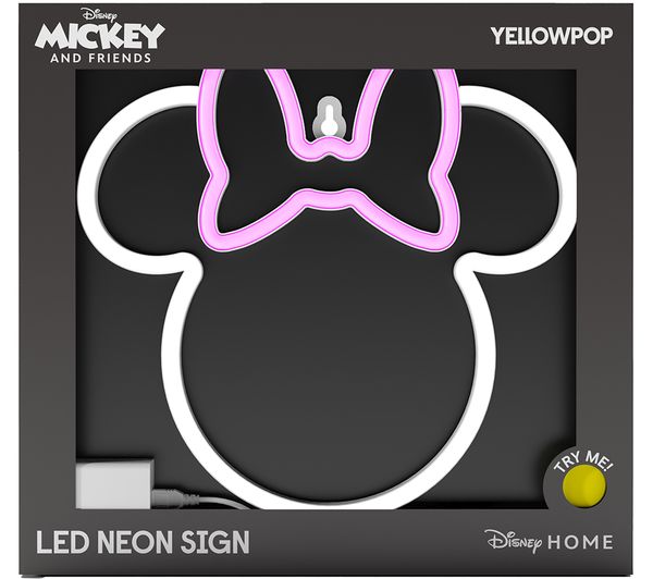 Image of YELLOWPOP Disney Minnie Mouse LED Neon Wall Light