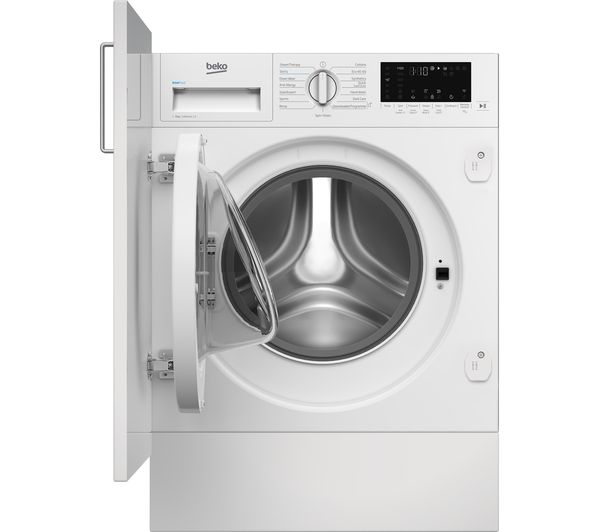Image of BEKO WTIK94121F Integrated WiFi-enabled 9 kg 1400 Spin Washing Machine - White