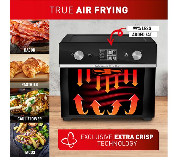 TEFAL Easy Fry 10-in-1 FW606840 Air Fryer Oven - Black - FW606840 ...