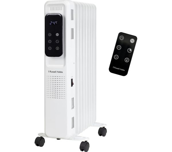 RUSSELL HOBBS RHOFR2009-D Portable Oil-Filled Radiator - White