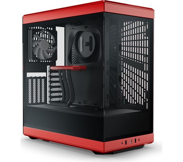 Hyte Y40 Atx Mid Tower Pc Case Red