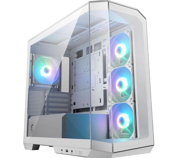 Msi Mag Pano M100r Pz Microatx Mid Tower Pc Case White