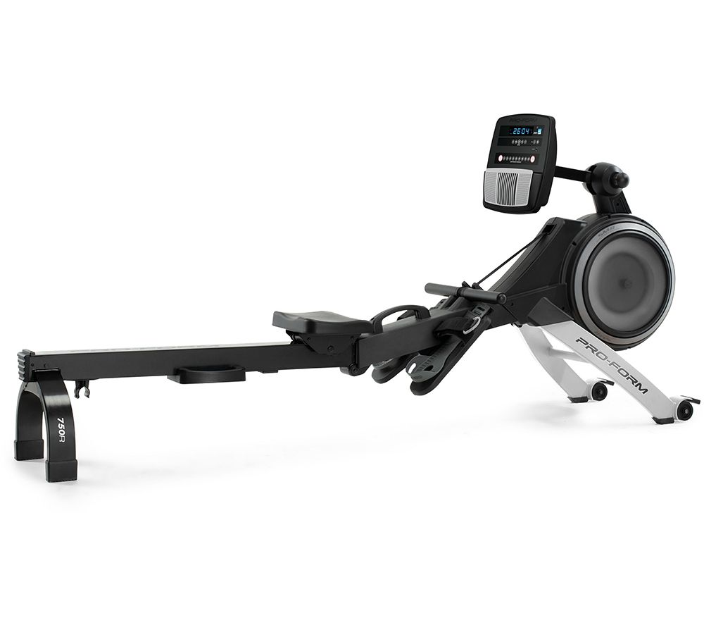 750R Folding Smart Bluetooth Rowing Machine - Black