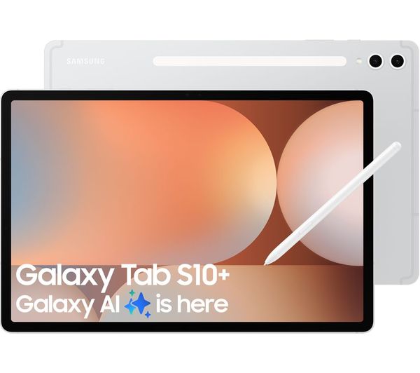 Galaxy Tab S10+ 12.4" Refurbished Tablet - 512 GB, Platinum Silver (Excellent Condition)