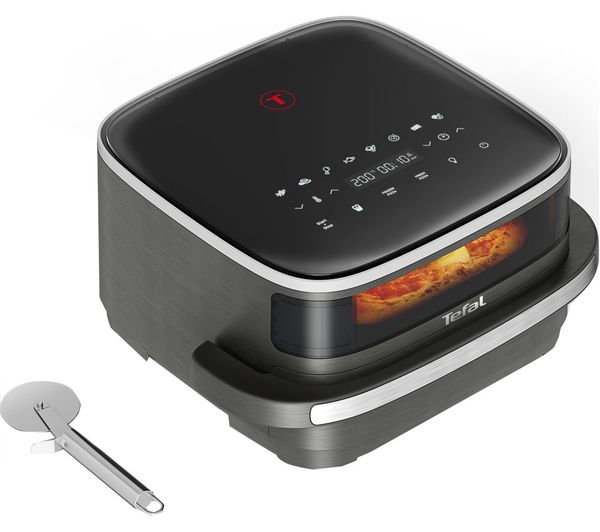 Tefal Easy Fry Fw402hg0 Air Fryer Pizza Cutter Black