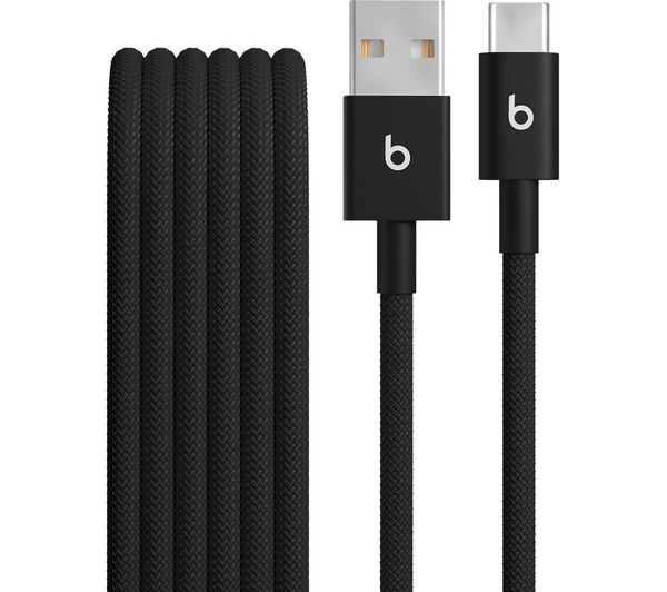 Beats Usb A To Usb C Woven Cable 15 M Bolt Black