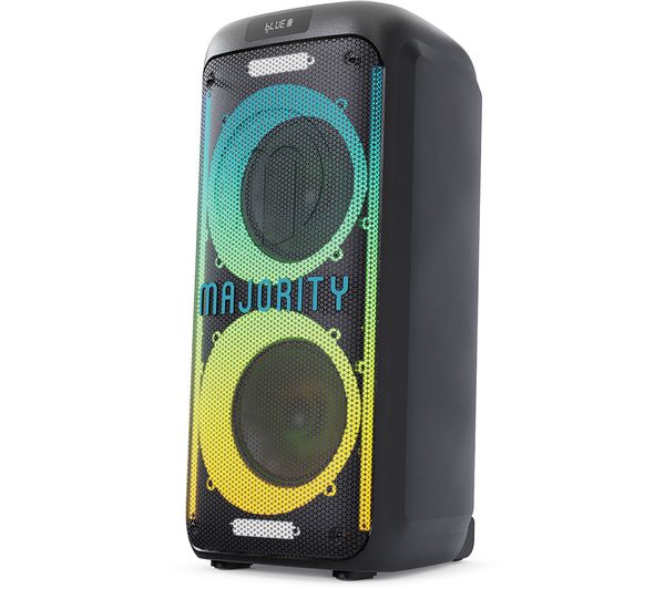 Majority Pulse 3 Portable Bluetooth Megasound Party Speaker Black