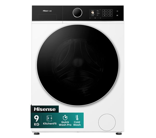 Hisense Kitchenfit 5i Series Wf5i9043bwfs Wifi Enabled 9 Kg 1400 Spin Washing Machine White