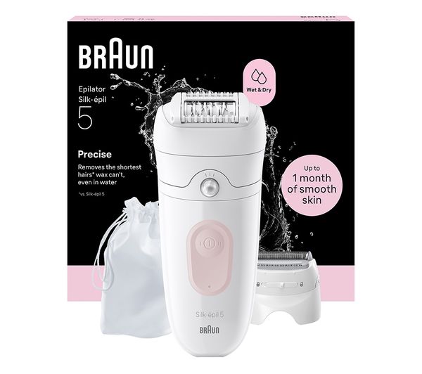 An image of BRAUN Silk-épil 5 5-041 Wet & Dry Epilator - Pink