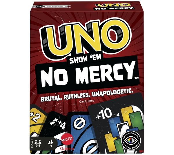 An image of MATTEL UNO Show-em No Mercy Card Game