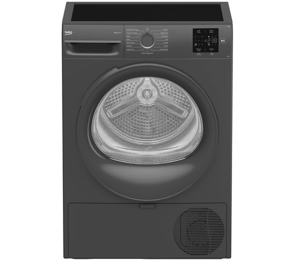An image of BEKO b100 BM3T3822NNA 8kg Heat Pump Tumble Dryer - Anthracite
