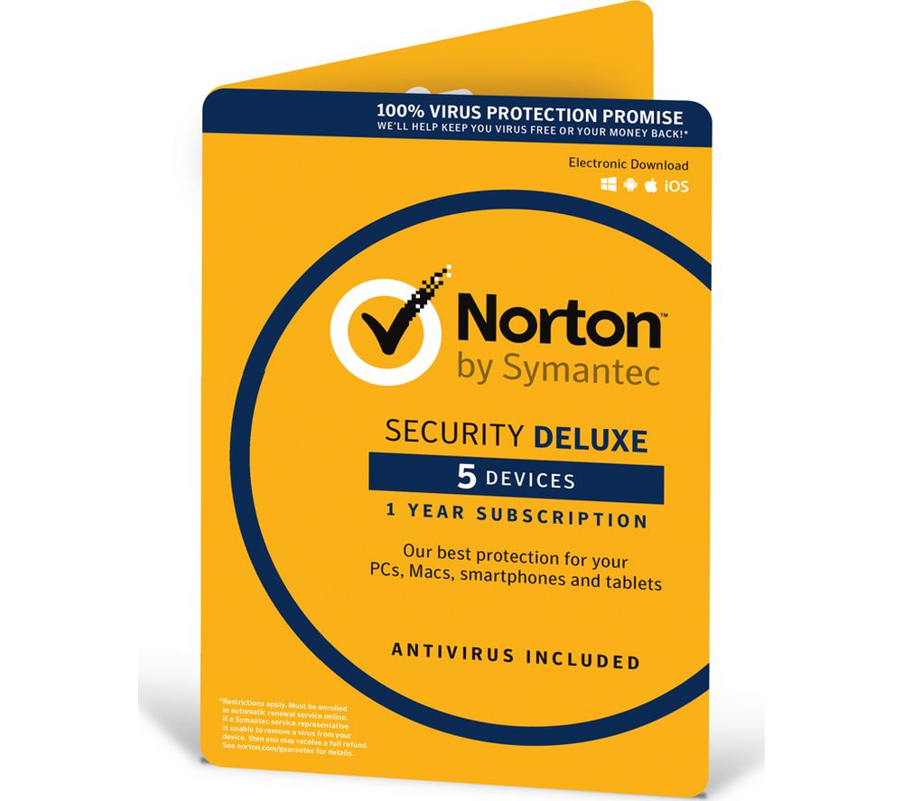 Buy NORTON Security 2019 1 year for 5 devices Free 