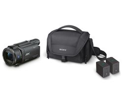 SONY FDR-AX53 Ultra HD 4K Camcorder with Battery Pack & Carry Case - Black