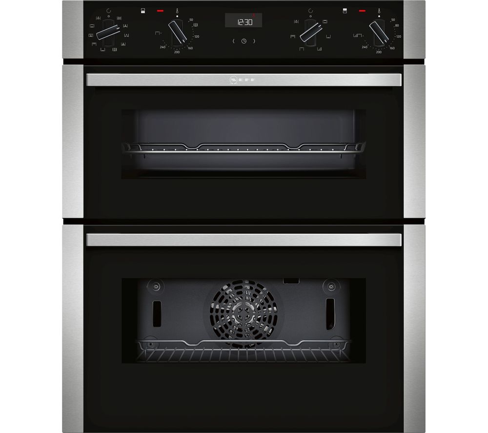 NEFF J1ACE4HN0B Electric Built-under Double Oven – Stainless Steel, Stainless Steel