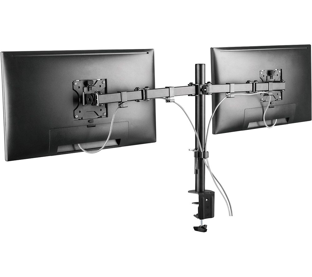 PB096 Dual Arm Full Motion 17-34" Monitor Desk Mount